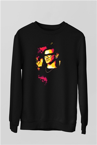 Skrillex Siyah Unisex Sweatshirt