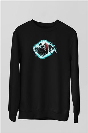 Skrillex Siyah Unisex Sweatshirt