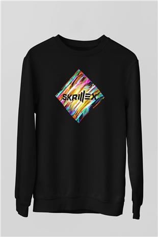 Skrillex Siyah Unisex Sweatshirt