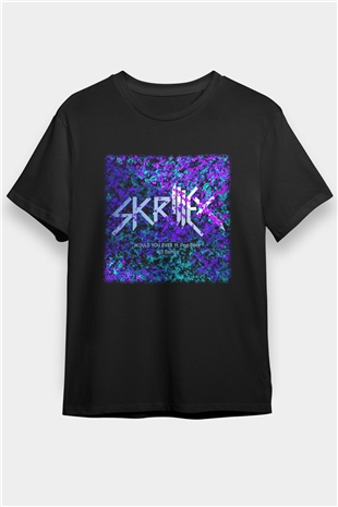Skrillex Siyah Unisex Tişört T-Shirt - TişörtFabrikası