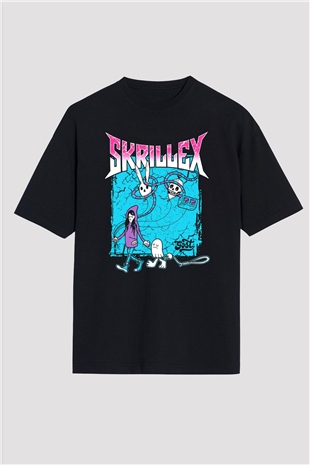 Skrillex Siyah Oversize Tişört Oversize T-shirt - TişörtFabrikası