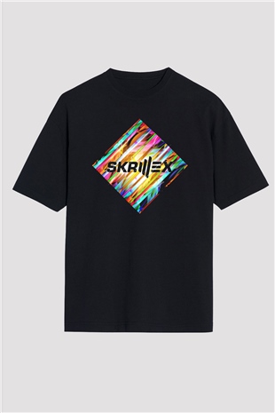 Skrillex Siyah Oversize Tişört Oversize T-shirt - TişörtFabrikası