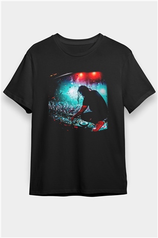 Skrillex Siyah Unisex Tişört T-Shirt - TişörtFabrikası
