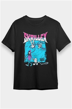 Skrillex Siyah Unisex Tişört T-Shirt - TişörtFabrikası