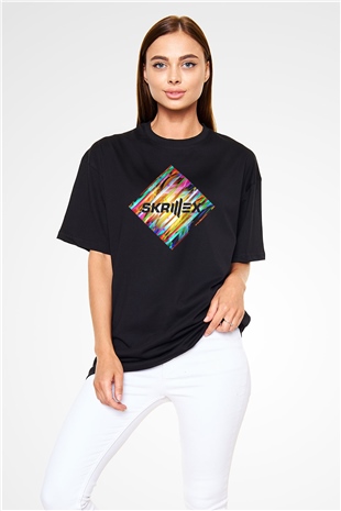 Skrillex Siyah Oversize Tişört Oversize T-shirt - TişörtFabrikası