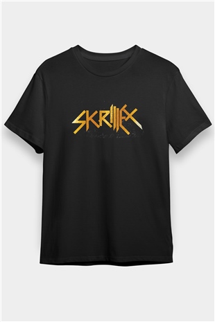 Skrillex Siyah Unisex Tişört T-Shirt - TişörtFabrikası