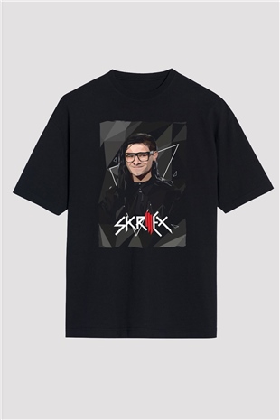 Skrillex Siyah Oversize Tişört Oversize T-shirt - TişörtFabrikası
