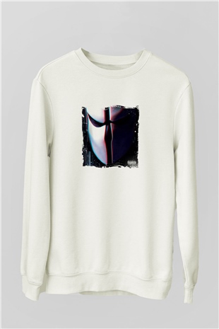 SkrillexBaskılı Beyaz Sweatshirt