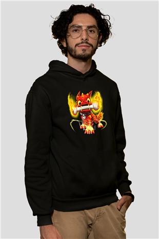 Skylanders Siyah Unisex Hoodie