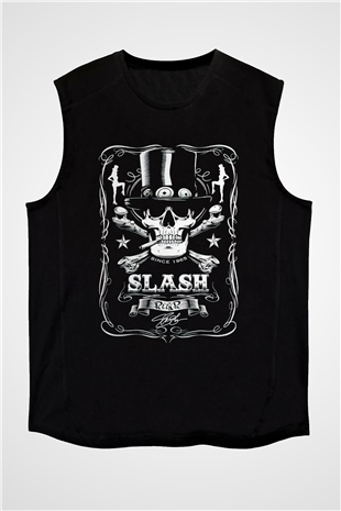 Slash Siyah Unisex Kolsuz Tişört