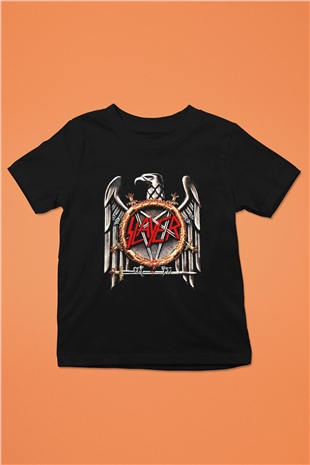 Slayer Baskılı Siyah Unisex Çocuk Tişört