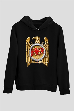 Slayer Siyah Unisex Kapşonlu Sweatshirt