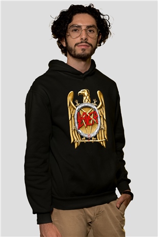 Slayer Siyah Unisex Kapşonlu Sweatshirt