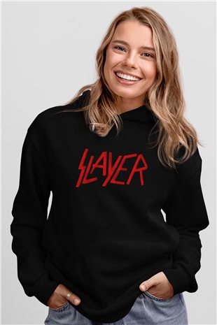 Slayer Siyah Unisex Kapşonlu Sweatshirt