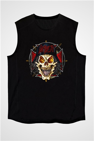Slayer Siyah Unisex Kolsuz Tişört