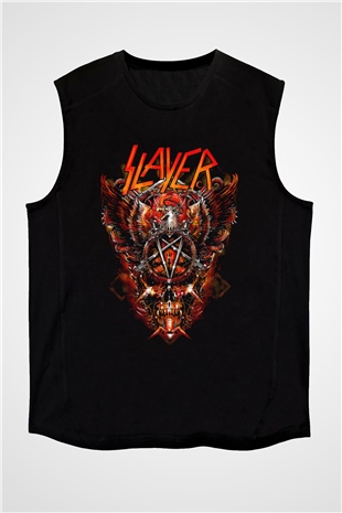 Slayer Siyah Unisex Kolsuz Tişört