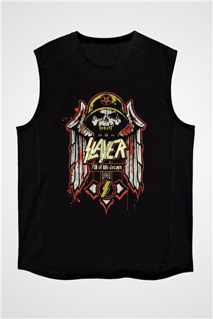 Slayer Siyah Unisex Kolsuz Tişört