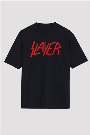 Slayer Siyah Unisex Oversize Tişört T-Shirt