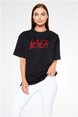 Slayer Siyah Unisex Oversize Tişört T-Shirt