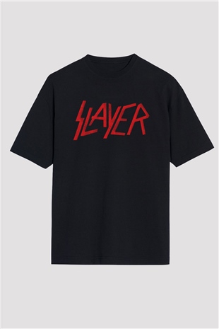 Slayer Siyah Unisex Oversize Tişört T-Shirt