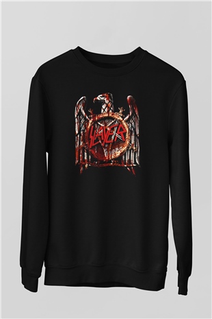 Slayer Siyah Unisex Sweatshirt