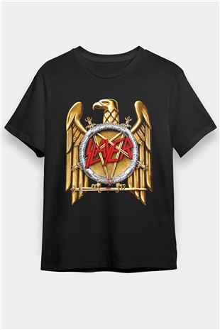 Slayer Siyah Unisex Tişört T-Shirt - Tişört Fabrikası