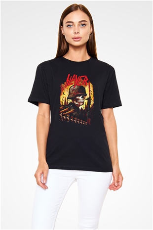 Slayer Siyah Unisex Tişört T-Shirt - Tişört Fabrikası