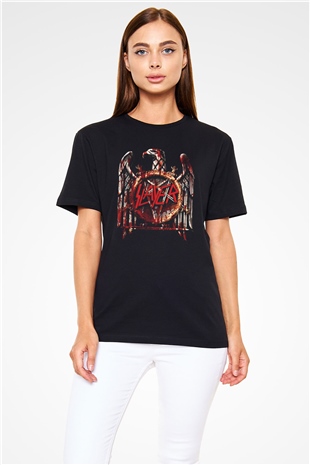 Slayer Siyah Unisex Tişört T-Shirt - Tişört Fabrikası