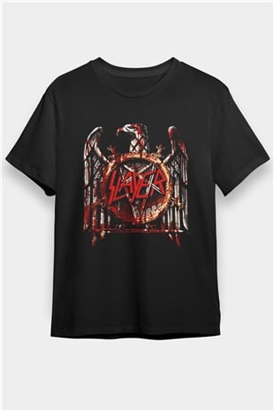 Slayer Siyah Unisex Tişört T-Shirt - Tişört Fabrikası