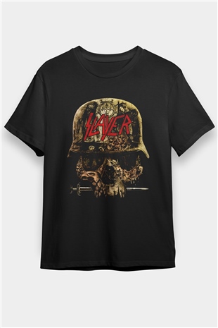 Slayer Siyah Unisex Tişört T-Shirt - Tişört Fabrikası