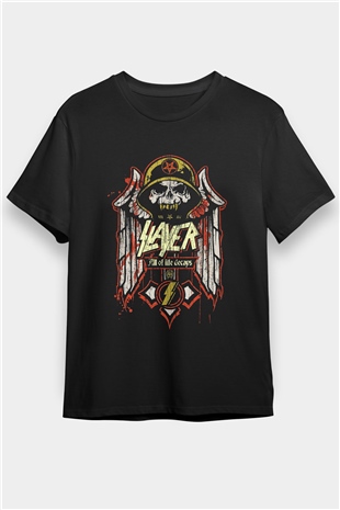 Slayer Siyah Unisex Tişört T-Shirt - Tişört Fabrikası