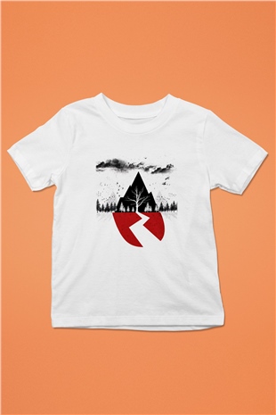 Sleeping with Sirens Baskılı Beyaz Unisex Çocuk Tişört