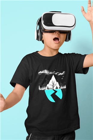 Sleeping with Sirens Baskılı Siyah Unisex Çocuk Tişört