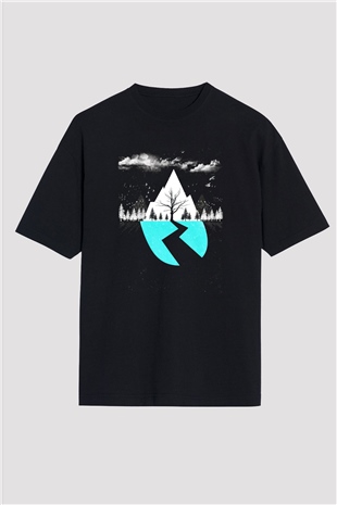 Sleeping with Sirens Siyah Unisex Oversize Tişört T-Shirt