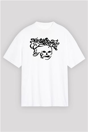 Slightly Stoopid Beyaz Unisex Tişört T-Shirt - Tişört Fabrikası