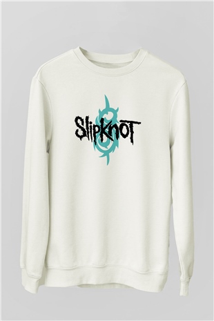 Slipknot Beyaz Unisex Sweatshirt