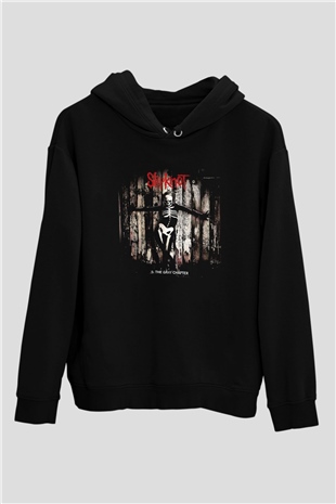 Slipknot Siyah Unisex Kapşonlu Sweatshirt