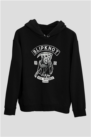 Slipknot Siyah Unisex Kapşonlu Sweatshirt