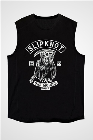 Slipknot Siyah Unisex Kolsuz Tişört
