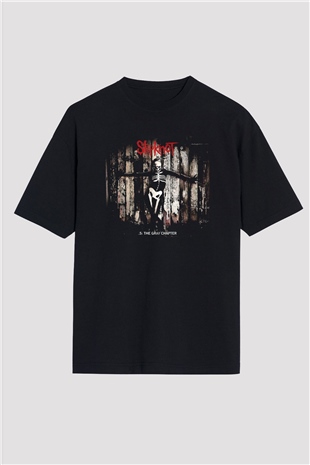 Slipknot Siyah Unisex Oversize Tişört T-Shirt