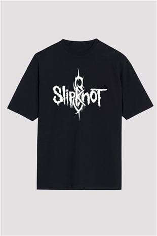 Slipknot Siyah Unisex Oversize Tişört T-Shirt