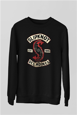 Slipknot Siyah Unisex Sweatshirt