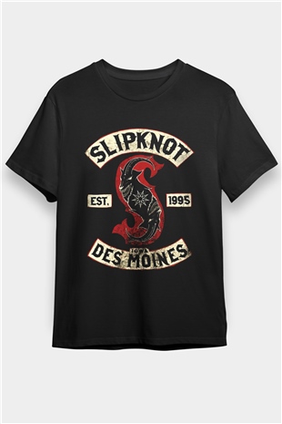 Slipknot Siyah Unisex Tişört T-Shirt - Tişört Fabrikası