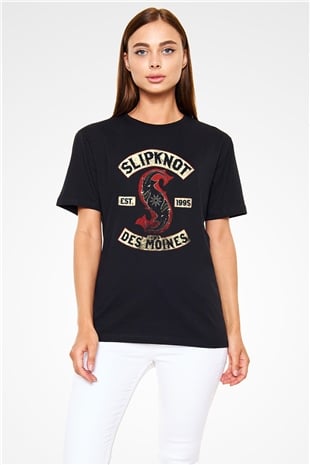 Slipknot Siyah Unisex Tişört T-Shirt - Tişört Fabrikası