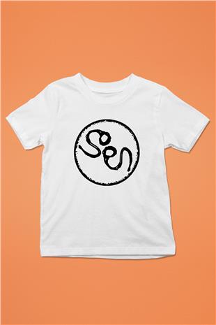 Slowdive Baskılı Beyaz Unisex Beyaz Çocuk Tişört - Tshirt
