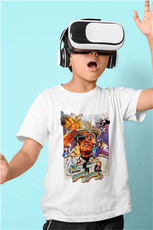 Smokey and the Bandit Baskılı Beyaz Unisex Çocuk Tişört