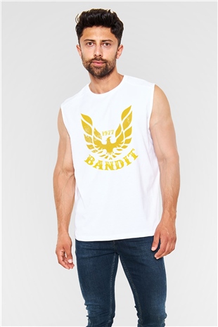 Smokey and the Bandit Beyaz Unisex  Kolsuz Tişört