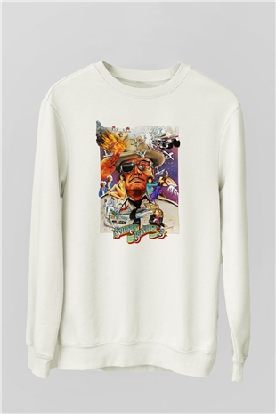Smokey and the Bandit Beyaz Unisex Sweatshirt