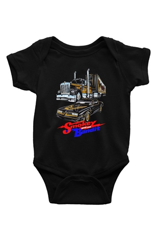Smokey and the Bandit Siyah Bebek Body - Zıbın