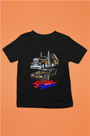 Smokey and the Bandit Siyah Unisex  Çocuk Tişört